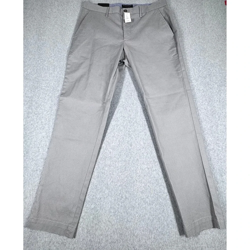 Banana Republic Mason‎ Chino Stretch Men's 34x32 Gray Pants NEW